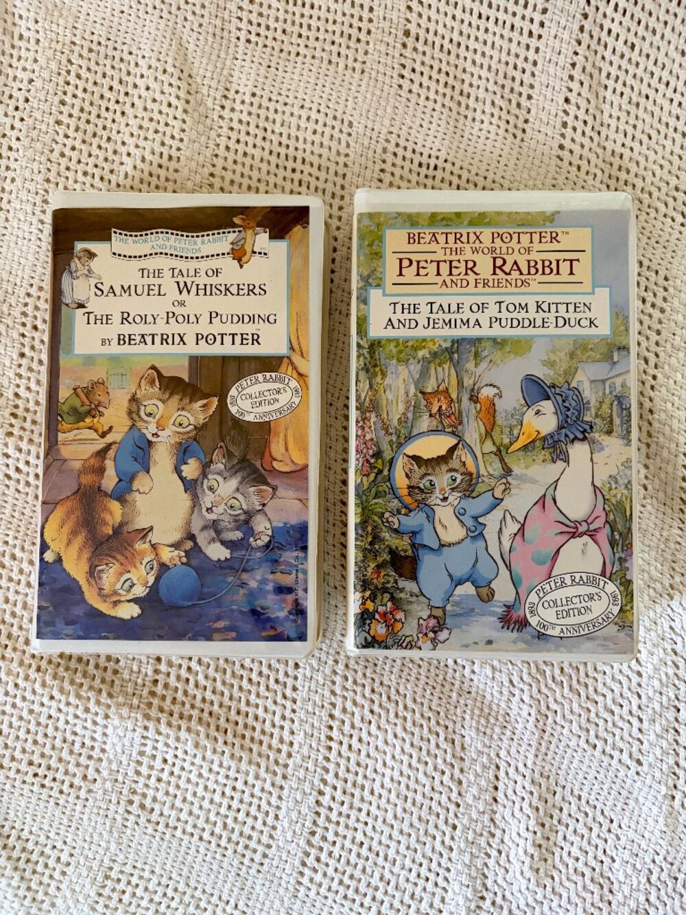 Two Beatrix Potter Animated VHS Tapes